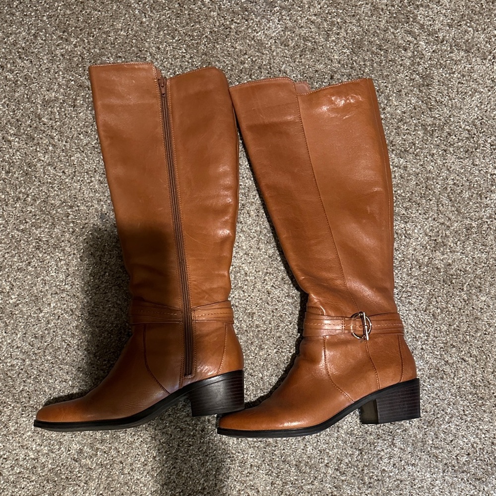 Aldo Tan Leather Boots